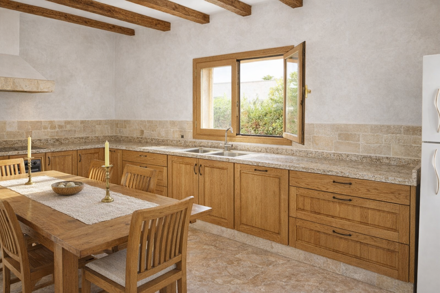 Exterior renovation visualization with refreshed materials.